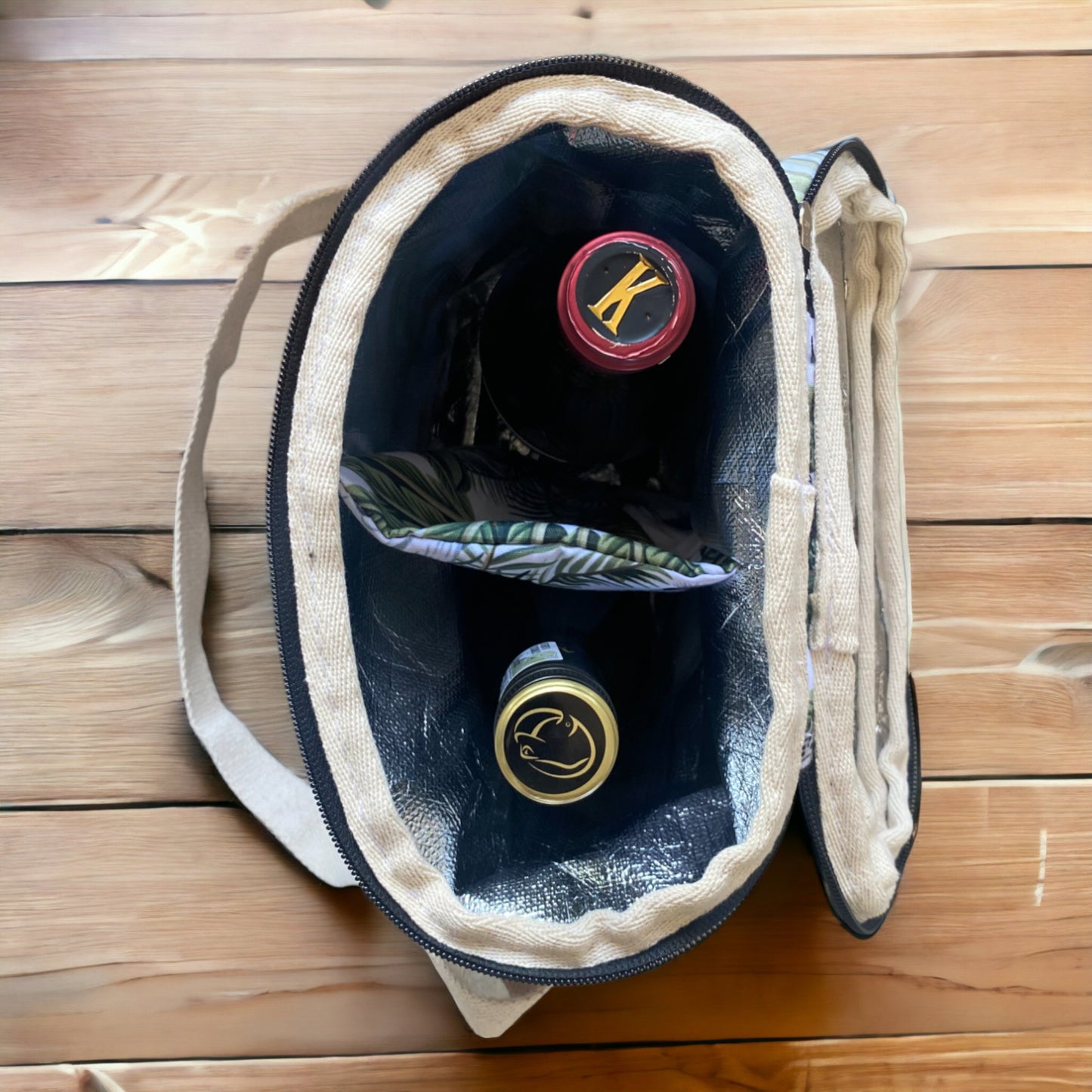 Shoreline Double Wine Cooler Bag Acanthus