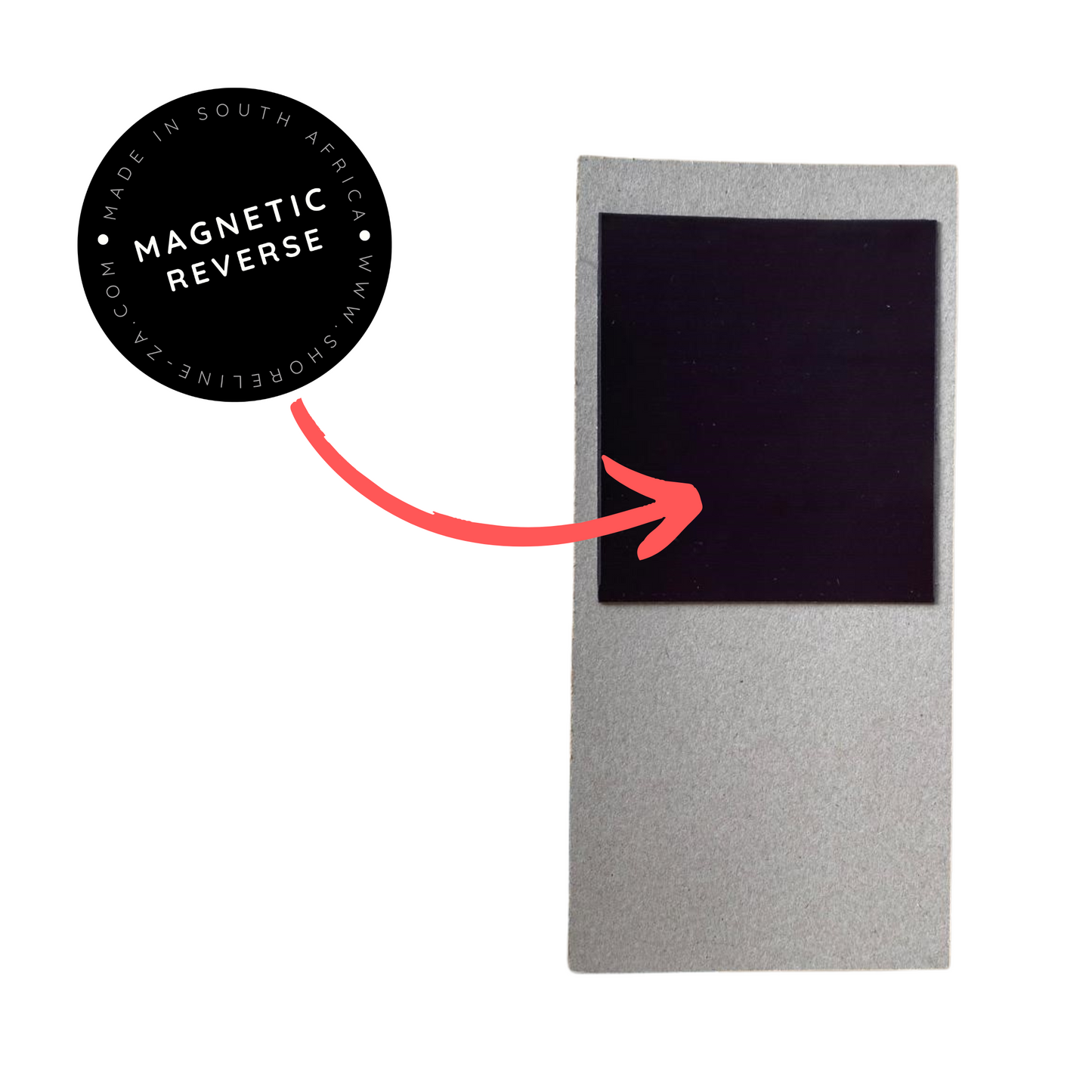 Magnetic Notepad Jungle Coast Cheetah Botanicals - Navy Blue