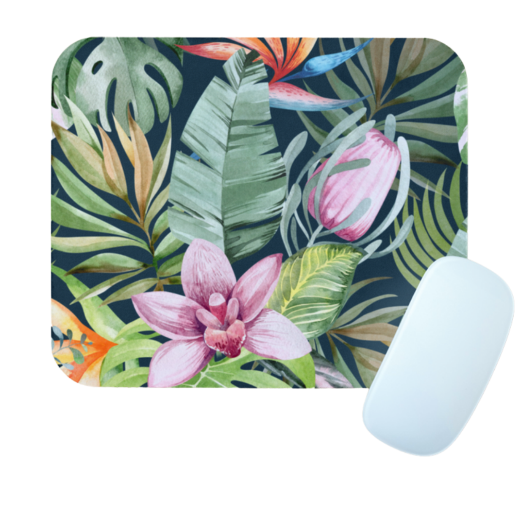 Shoreline Mousepad Orchid Tropics Dark