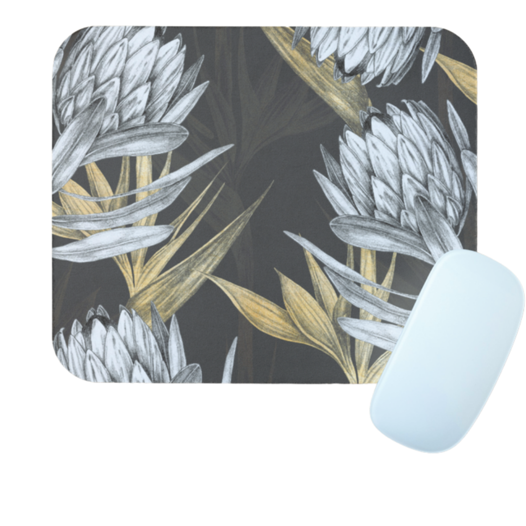 Shoreline Mousepad Vintage Protea Dark