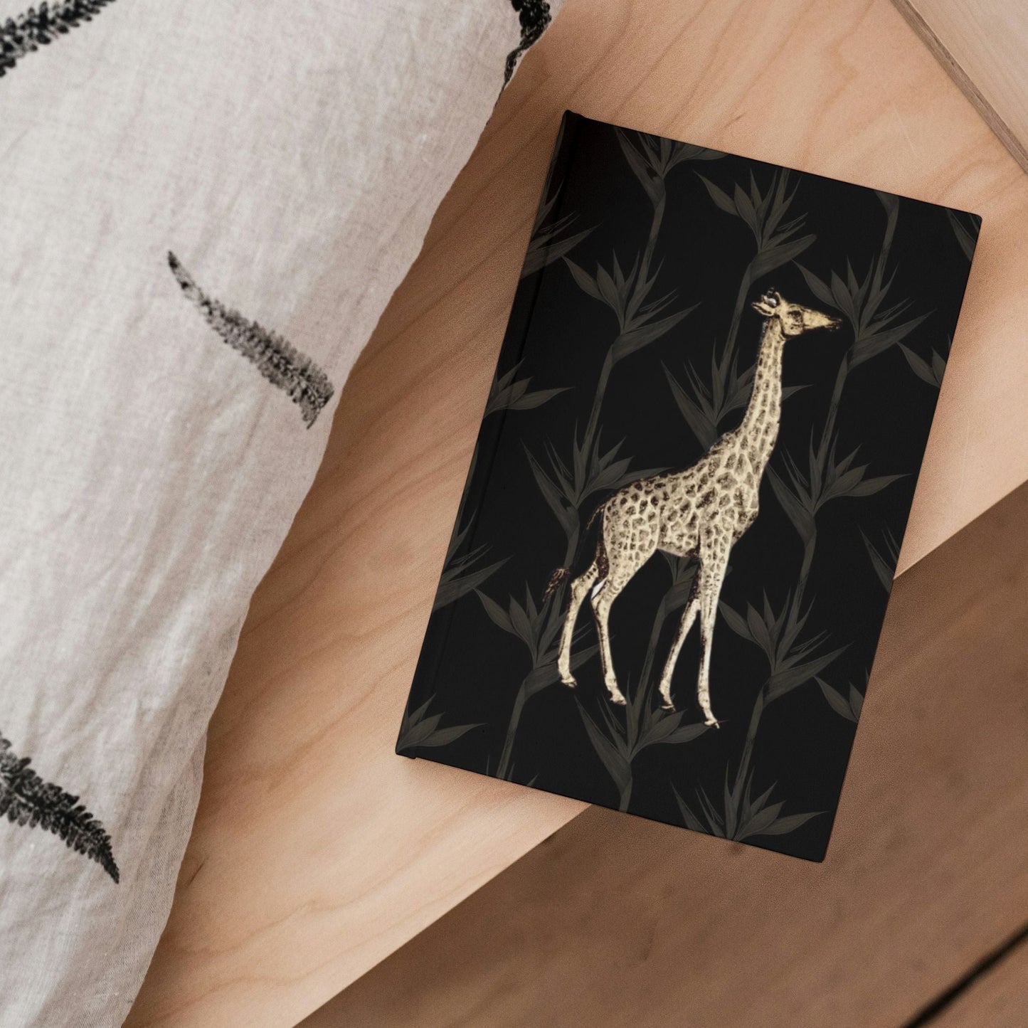 Notebook Safari Luxe Giraffe - Black
