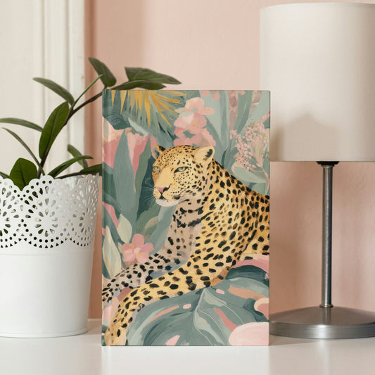 Notebook Summer Haze Cheetah Jungle - Muted Pastel