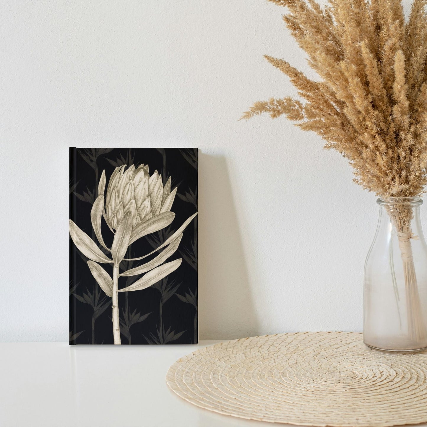 Notebook Safari Luxe Protea - Black