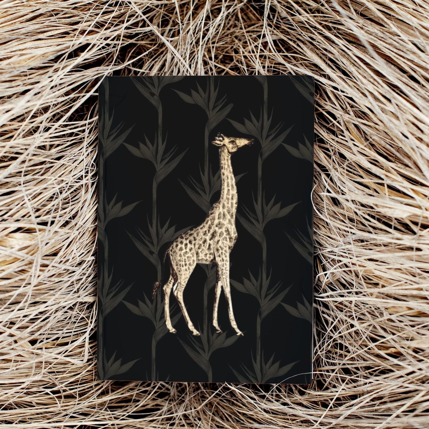Notebook Safari Luxe Giraffe - Black