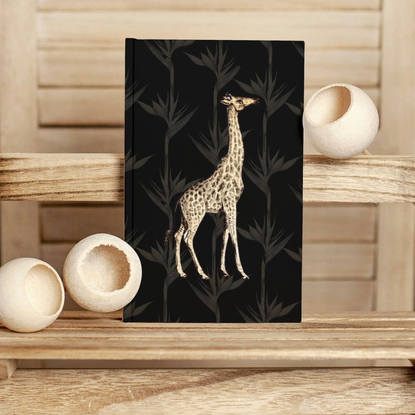 Notebook Safari Luxe Giraffe - Black