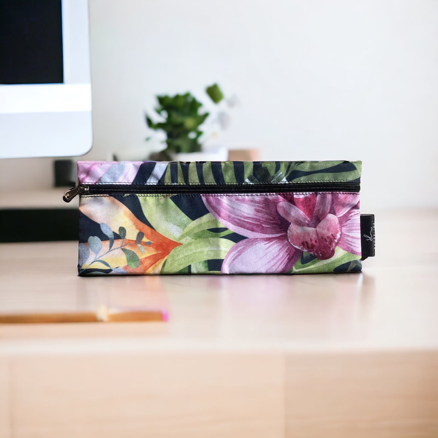 Pencil Bag Orchid Tropics Dark