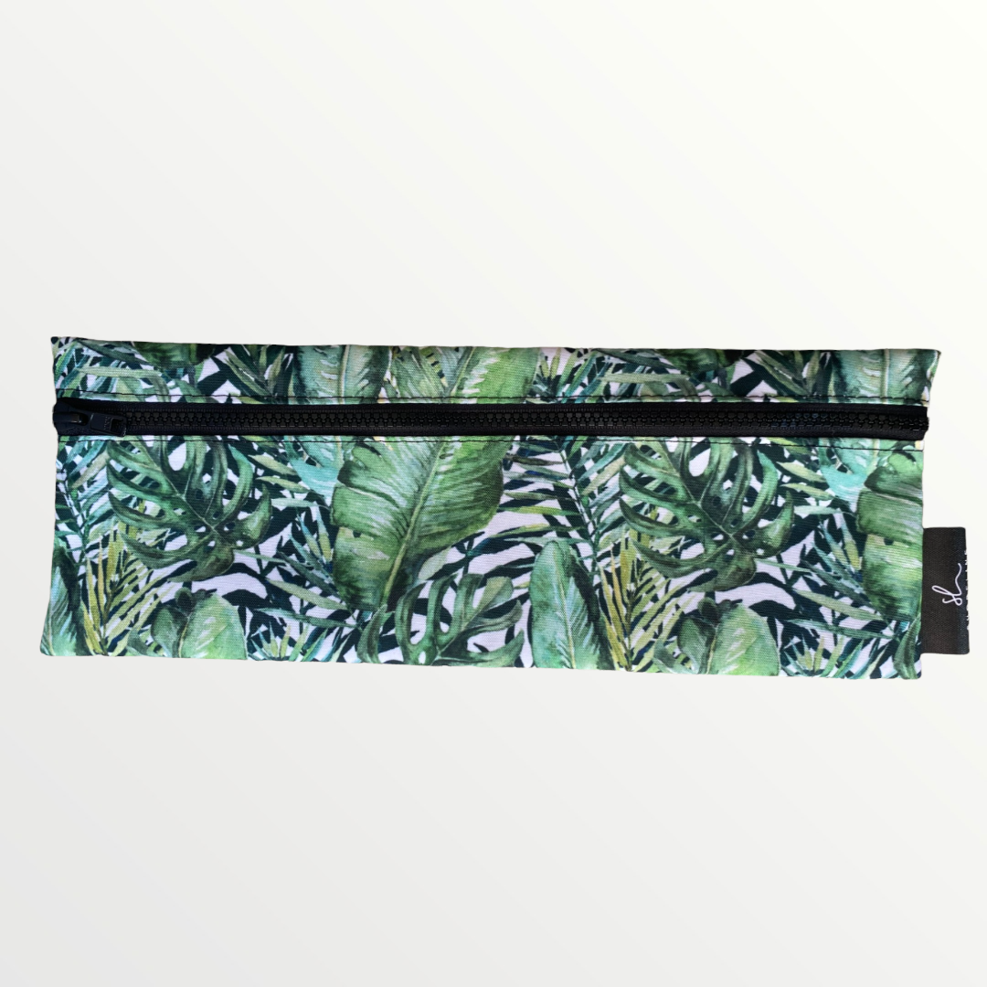 Pencil Bag Tropical Leaf