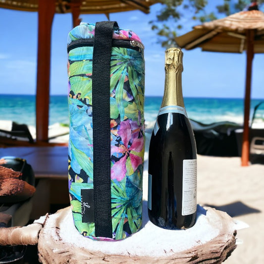 Shoreline Single Wine Cooler Bag Valdivian Watercolour