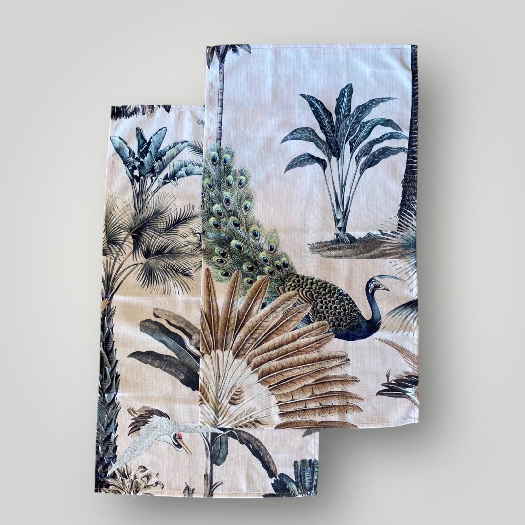 Shoreline Tea Towel Exotic Zanana Light