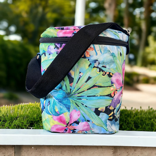 Shoreline Tall Cooler Bag Valdivian Watercolour