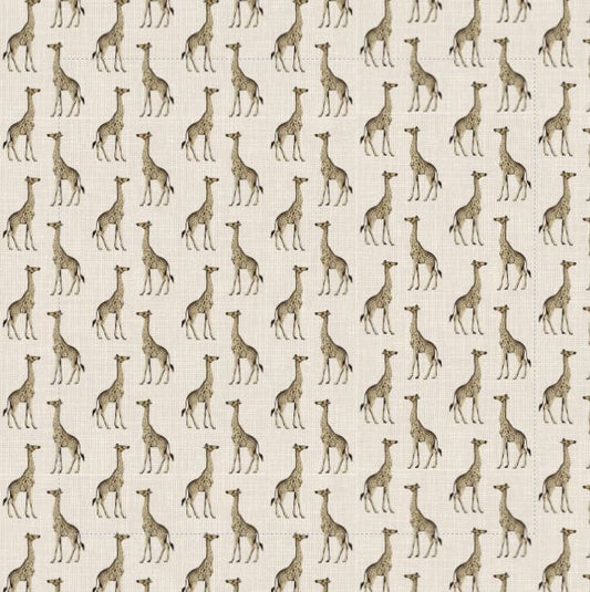 Safari Luxe Giraffe Pattern Tablecloth - Natural