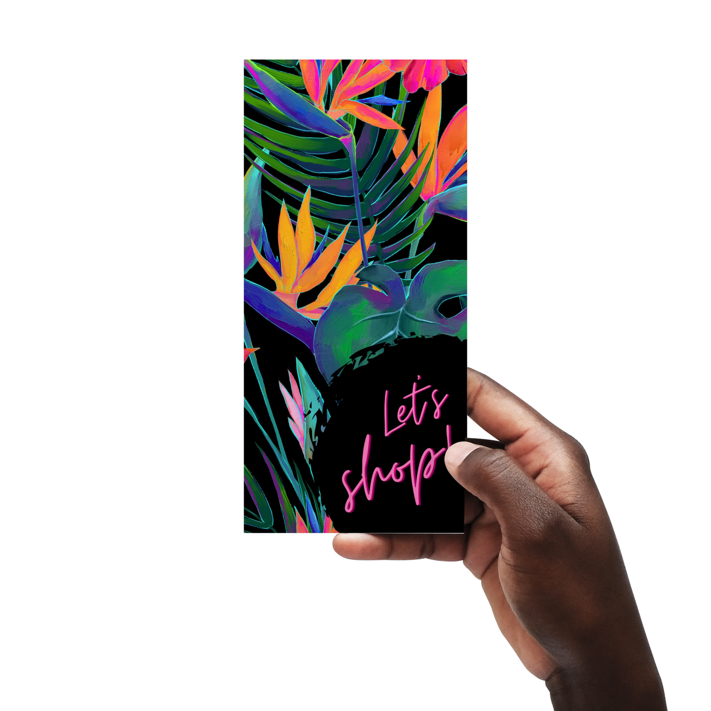 Magnetic Notepad Tropic Paradise Floral