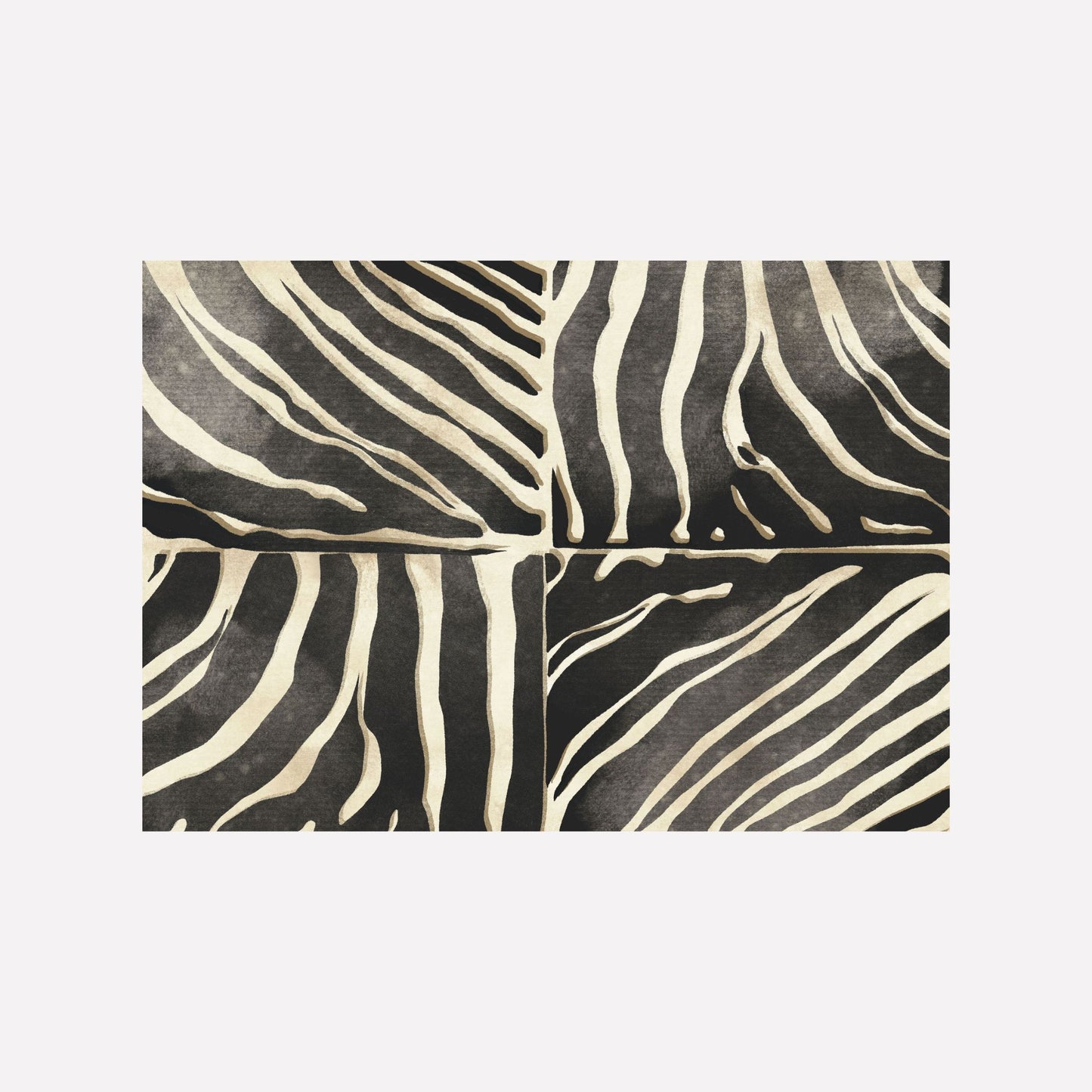 Disposable Paper Placemat  Wildside Zebra