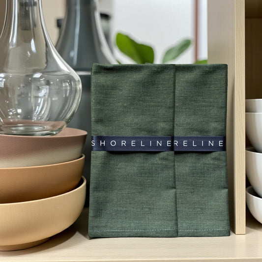 Set 2 Exotic Opulence Napkin Solid Colour - Emerald Green