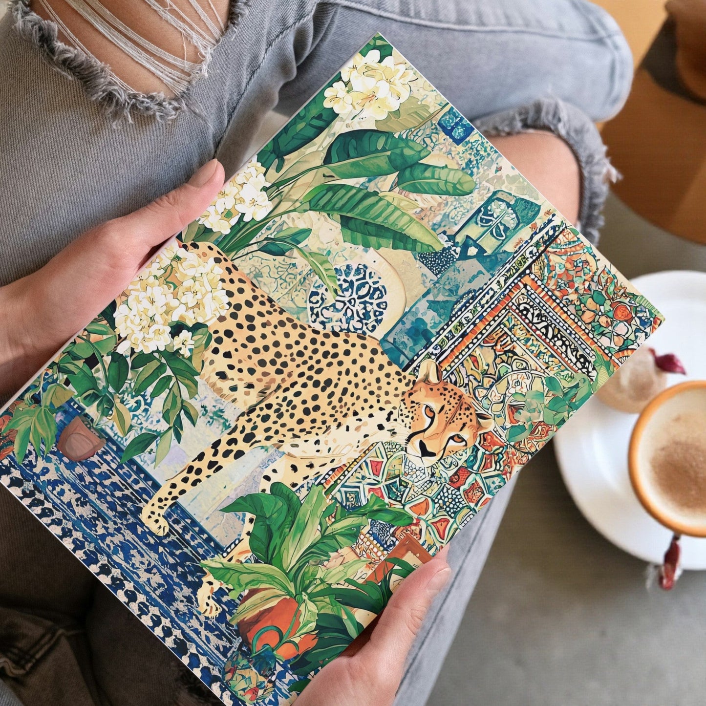 Notebook Jungle Coast Botanicals - Navy Blue