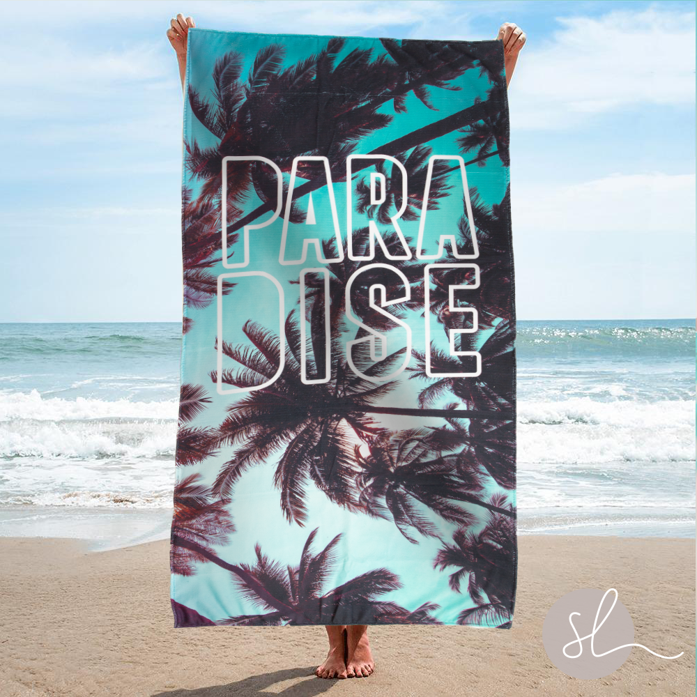 Shoreline Paradise Standard Microfiber Beach Towel