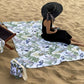 Shoreline Acanthus Microfiber Extra Large Beach Towel