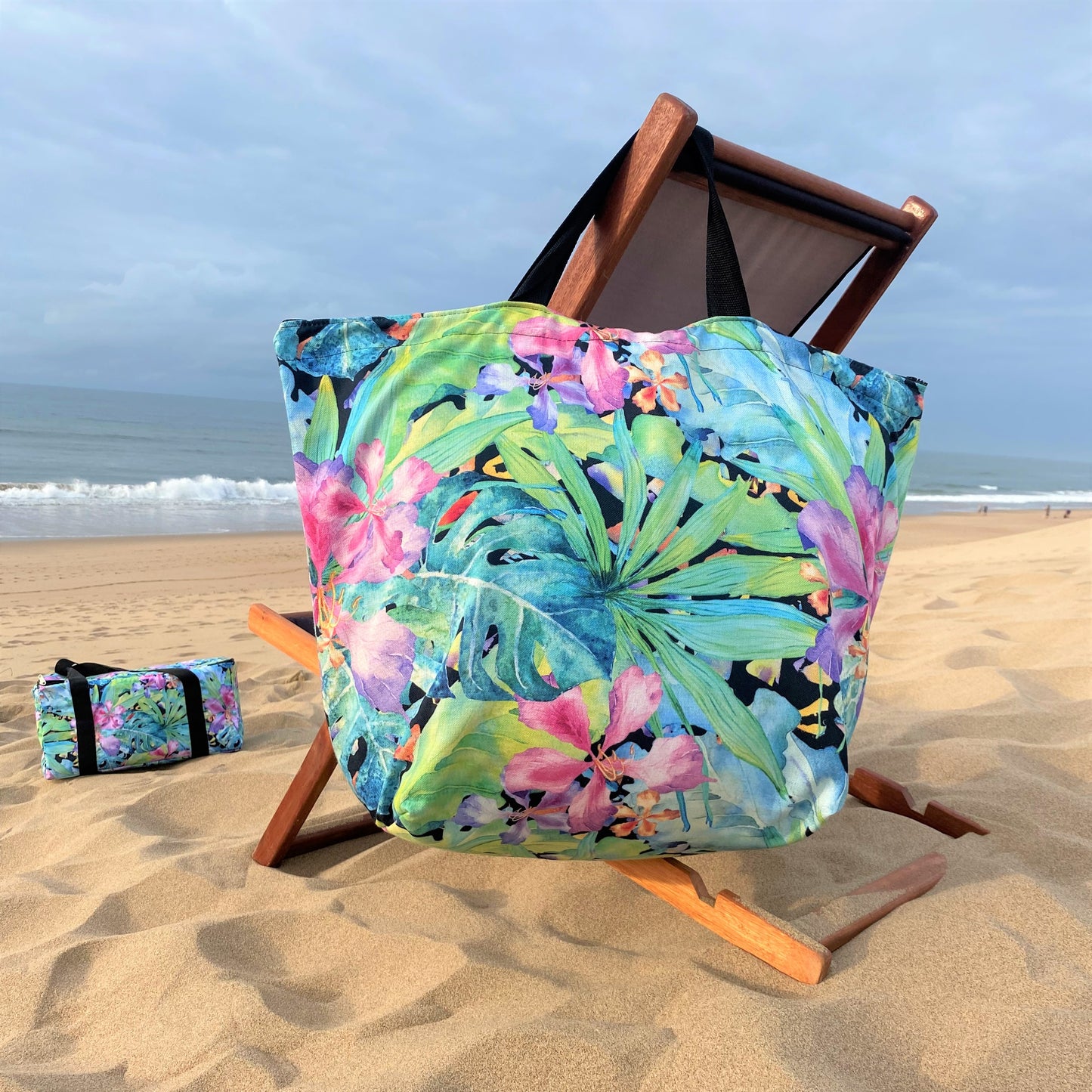 Extra Large Everyday Bag Valdivian Watercolour