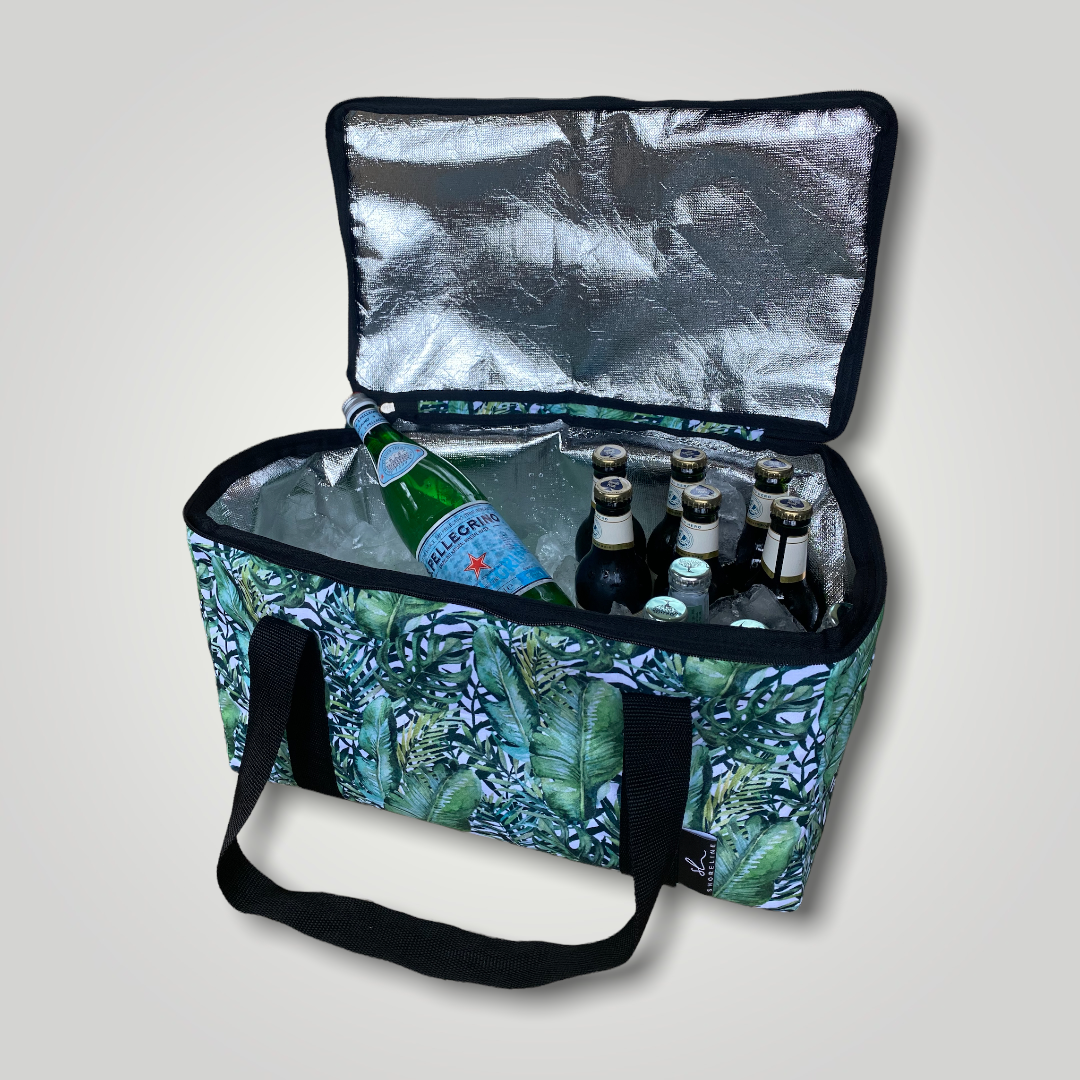 Shoreline Family Cooler Bag Tropical Leaf