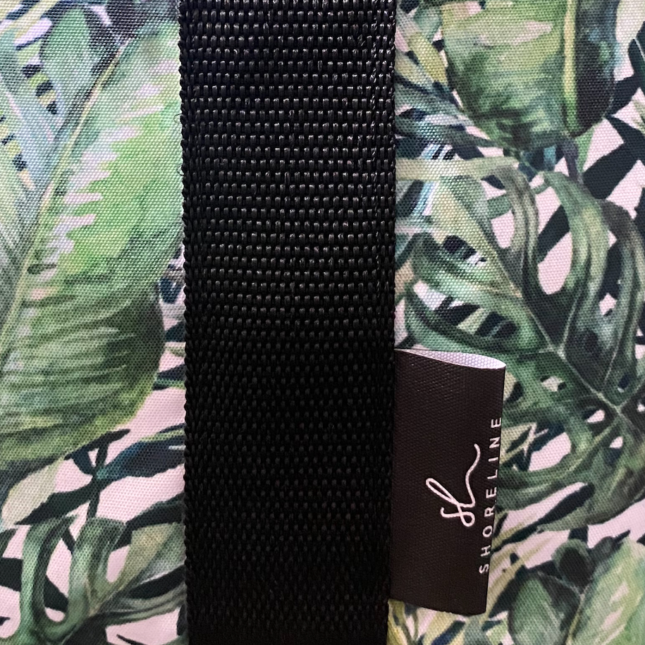 Shoreline Tall Cooler Bag Tropical Leaf