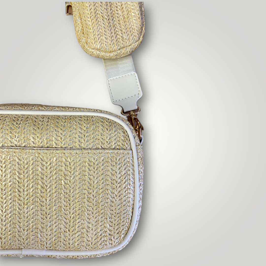 Shoreline Serenity Cross Body Bag with Removable Strap