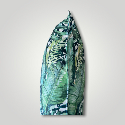 Shoreline Tropical Leaf Scatter Cushion