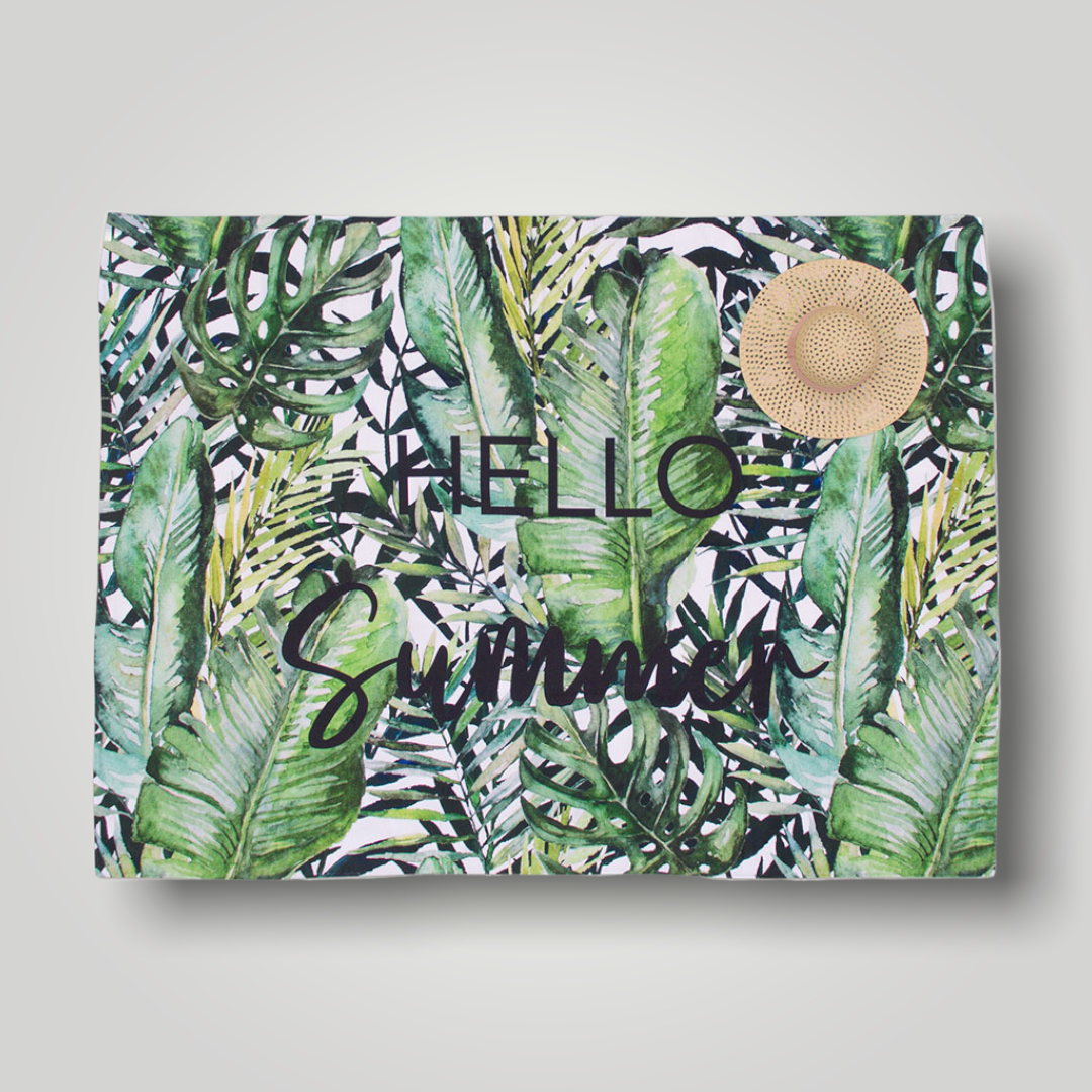 Shoreline Hello Summer Microfiber Extra Large Beach Towel