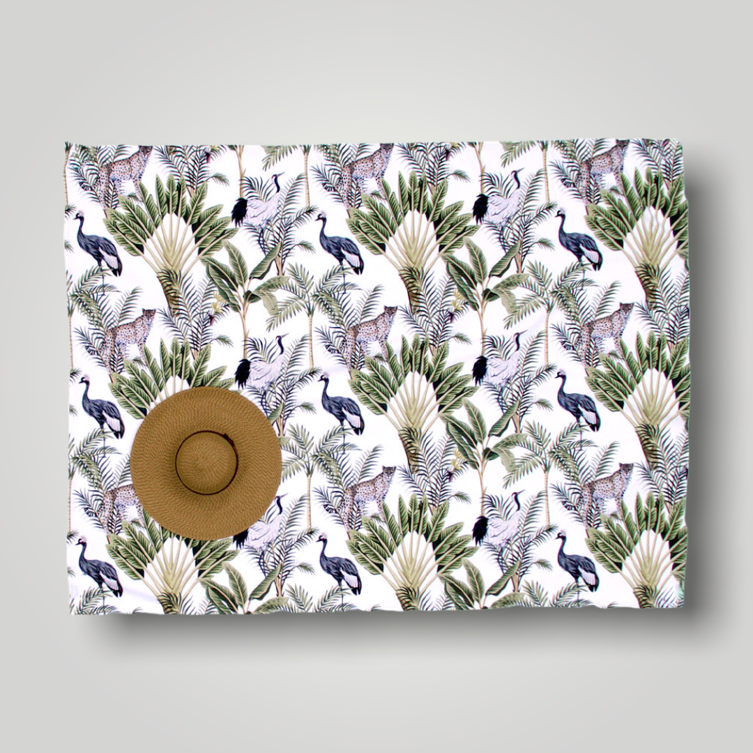 Shoreline Acanthus Microfiber Extra Large Beach Towel