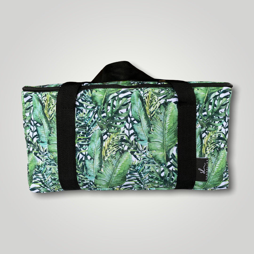 Shoreline Family Cooler Bag Tropical Leaf