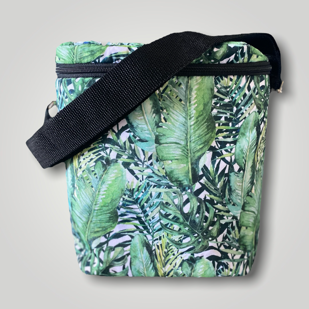 Shoreline Tall Cooler Bag Tropical Leaf
