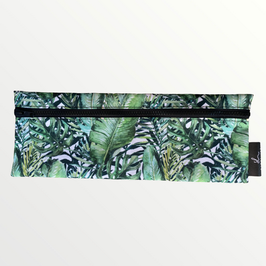 Shoreline Pencil Bag Tropical Leaf