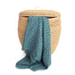 Shoreline 100% Cotton Embossed Bath Towel Jade